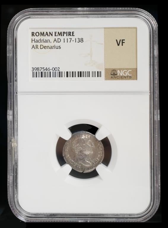 HADRIAN AD 117-138 ANCIENT ROMAN