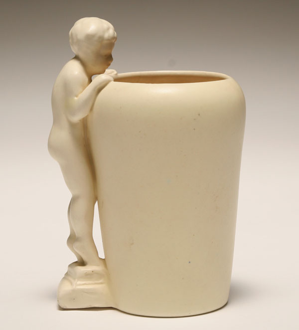 Haeger matte ivory art pottery