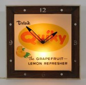 HAGAN QUIKY LIGHTED CLOCK ADVE