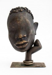 HAGENAUER ATTR. BRONZE HEAD IN