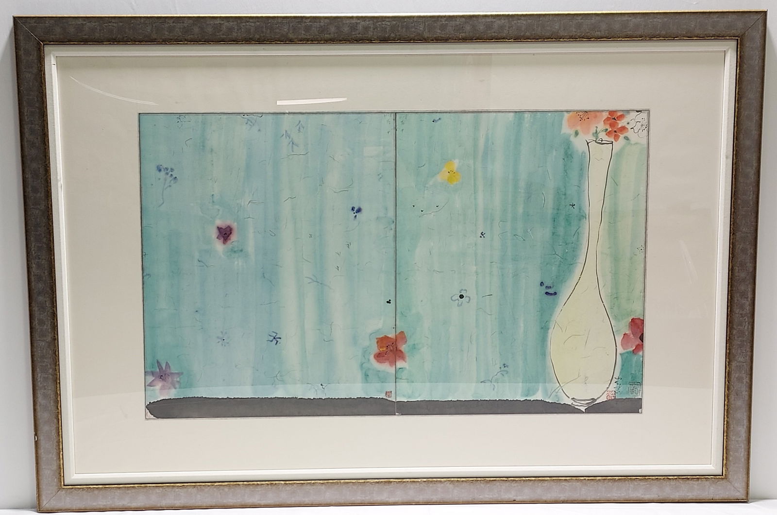 HAI S. LAM WATERCOLOR PAINTING ON