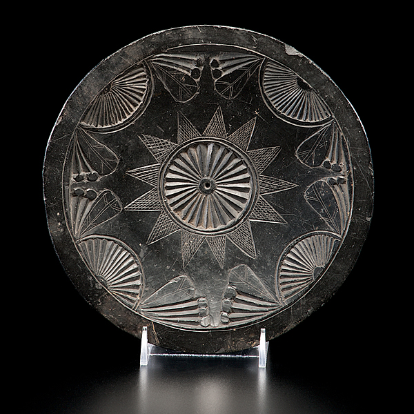 Haida Argillite Plate both sides