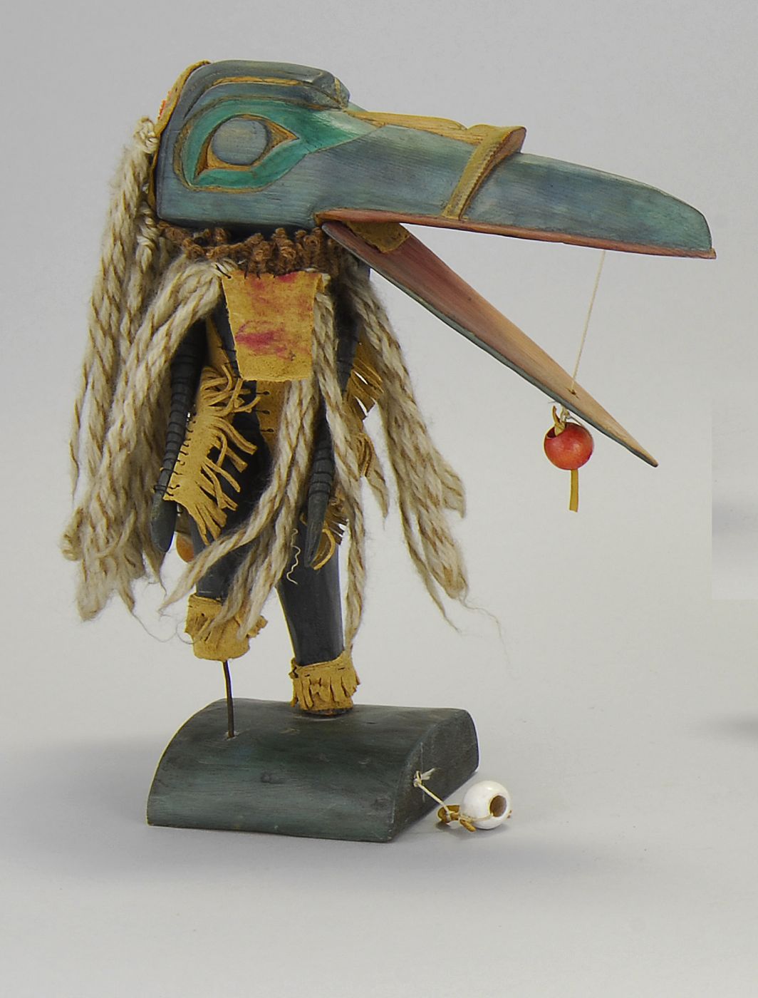 HAIDA CARVED WOOD RAVEN