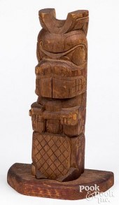 HAIDA INDIAN RED CEDAR CARVED