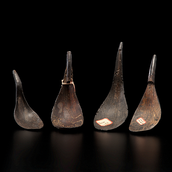 Haida Mountain Goat Horn Spoons lot