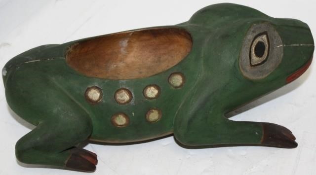 HAIDA OR TLINGIT POLYCHROME FROG