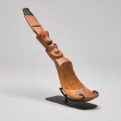 HAIDA SPOONA painted Haida spo