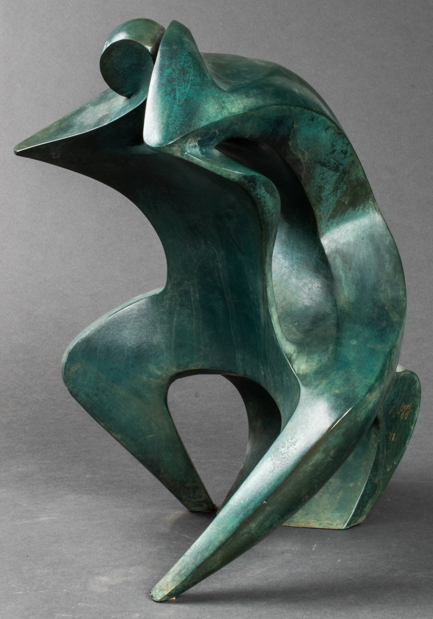 HAIM AZUZ MODERN BRONZE FIGURAL