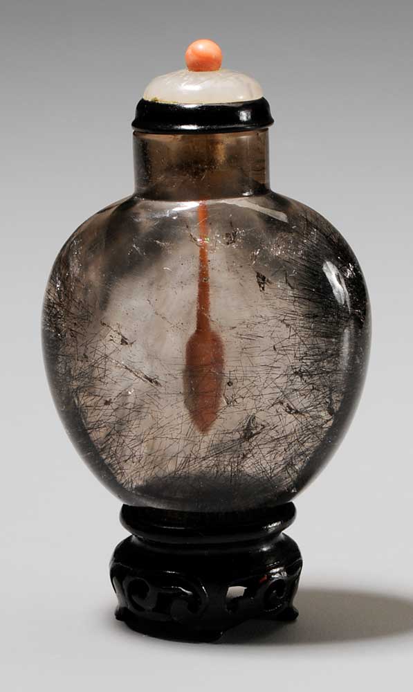 Hair Crystal Snuff Bottle