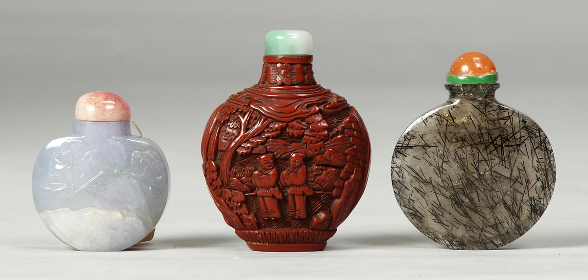 Hair Crystal Snuff Bottle19th