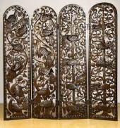 HAITIAN (20TH C.) CUT STEEL RO
