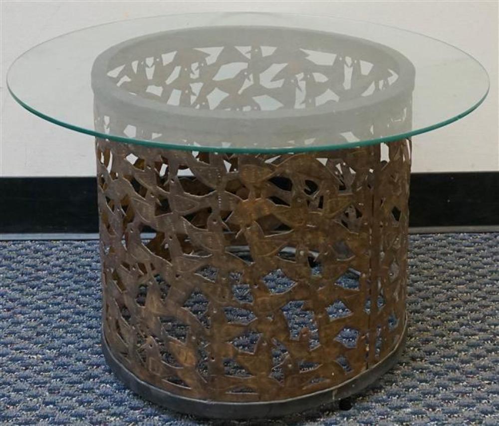 HAITIAN ARTISAN STEEL DRUM GLASS