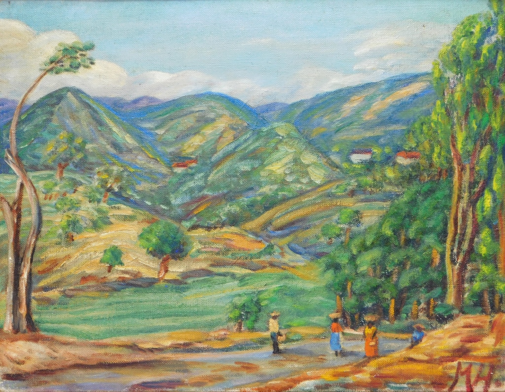 HAITIAN IMPRESSIONIST MOUNTAIN