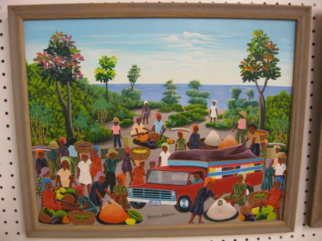 Haitian Painting by Amerlin