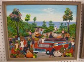 Haitian Painting by Amerlin De