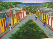 Haitian Painting by Maurice Vi