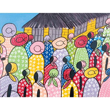 Haitian School 20th Century Village