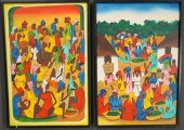 HAITIAN SCHOOL, VILLAGERS, TWO