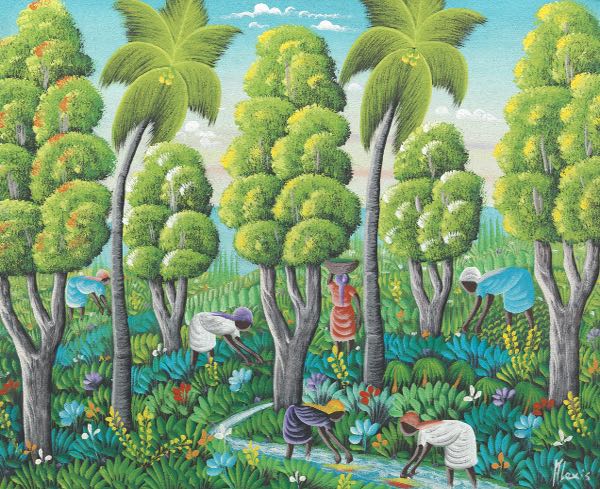 HAITIAN STYLE, 20TH CENTURY 18 ½" x