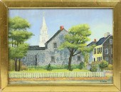 HAL POLIN MINIATURE OIL ON BOA