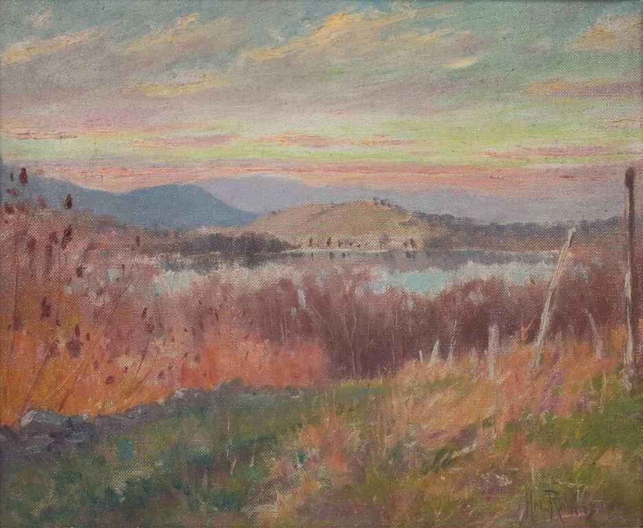 HAL ROBINSON OIL ON CANVAS SUNSET