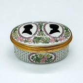 HALCYON DAYS ENAMEL BOX, CHARL