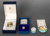 HALCYON DAYS ENAMEL BOXES, 4 A