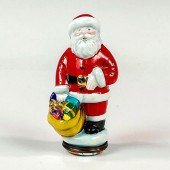 HALCYON DAYS ENAMEL SANTA CLAU