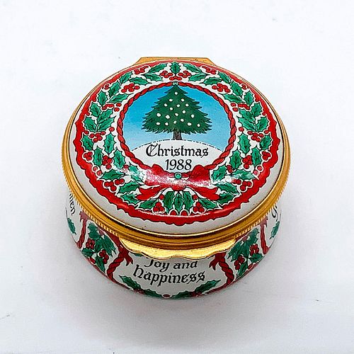 HALCYON DAYS ENAMEL TREASURE BOX,