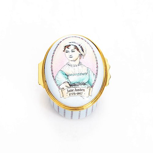 HALCYON DAYS ENAMEL TRINKET BOX
