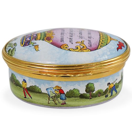 HALCYON DAYS ENAMEL TRINKET