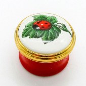 HALCYON DAYS ENAMELS, LADY BUG