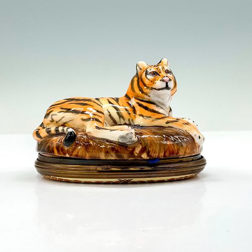 HALCYON DAYS ENAMELS TRINKET BOX,