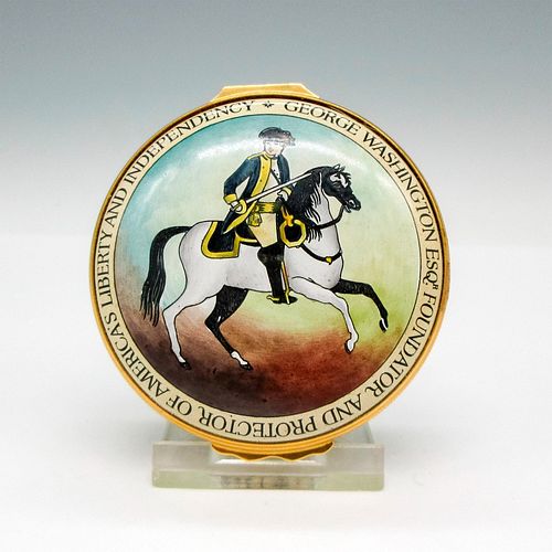 HALCYON DAYS ENAMELS TRINKET BOX,