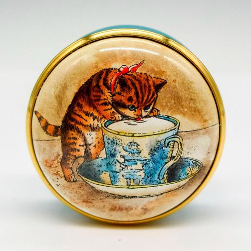 HALCYON DAYS ENAMELS TRINKET BOX,