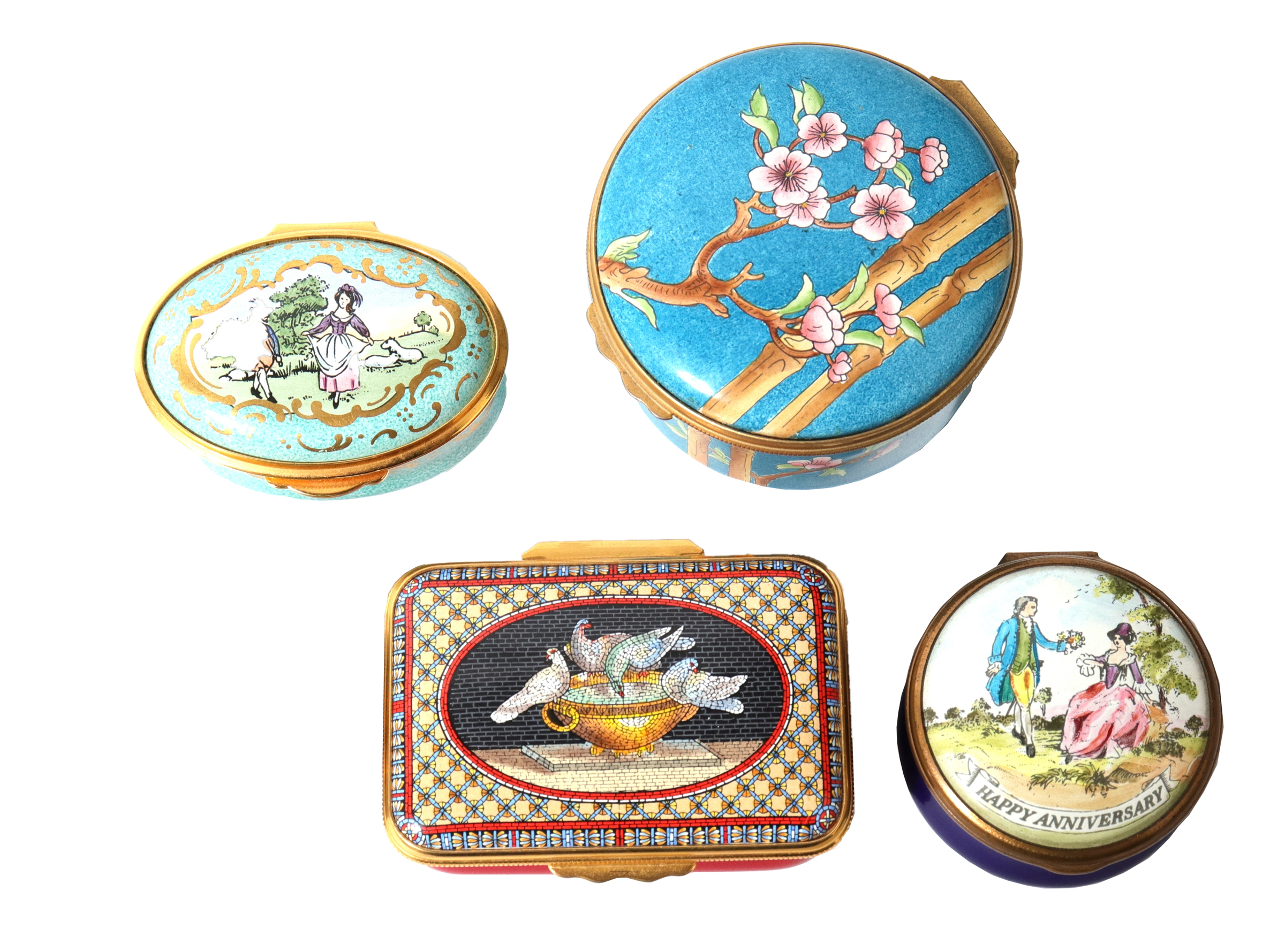 HALCYON DAYS & STAFFORDSHIRE ENAMEL
