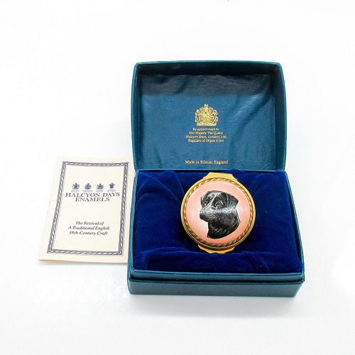 HALCYON DAYS TRINKET BOX, BLACK