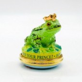 HALCYON DAYS TRINKET BOX, FROG