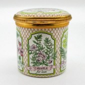 HALCYON DAYS TRINKET BOX, ROSE