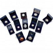 HALCYON DAYS, TWELVE ENAMEL BO