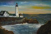 HALES, LIGHTHOUSE ON THE COAST