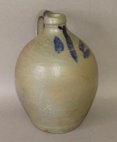 HALF GALLON COBALT DECORATED S