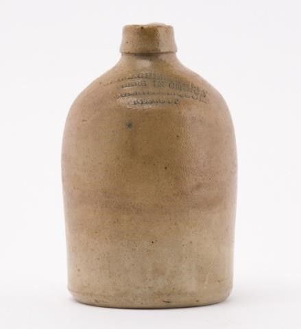 HALF-GALLON STONEWARE JUG,