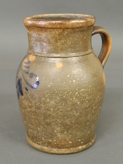 Half-gallon stoneware pitcher