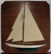 Half hull model of the auxilia
