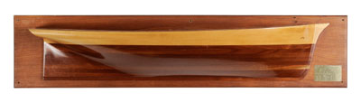 Half-Hull Model of the Flying