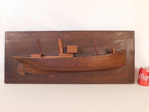 HALF HULL MODEL WITH DECK