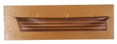 HALF HULL MODEL Wood half-hull