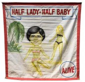 HALF LADY HALF BABY.Half Lady
