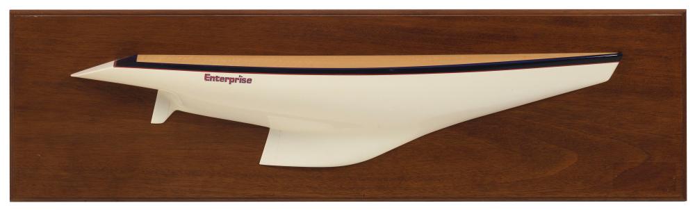 HALF MODEL OF THE 12-METER SLOOP